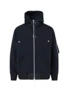 Sacai Hooded Zip-up Sweatshirt