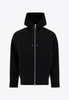 Sacai Hoodie-style Bomber Jacket In Black