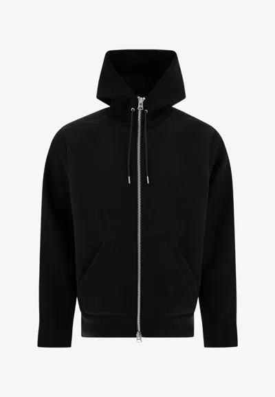 Sacai Hoodie-style Bomber Jacket In Black
