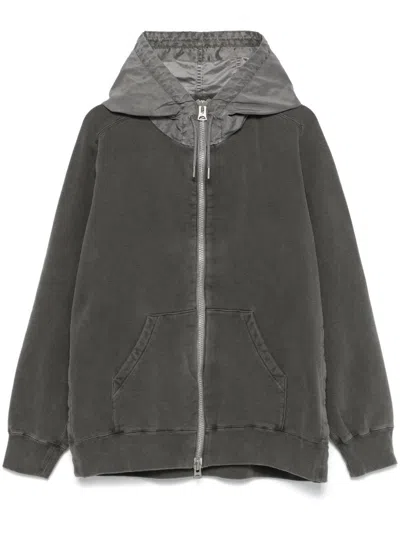 Sacai Dark Grey Cotton Sweatshirt