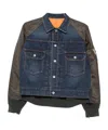 Sacai Zip-pocket Jacket In Multi