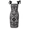 Sacha Drake Women's Black Pica Pica Dress In Black