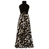 Sacha Drake Women's Black / White Villa Vita Maxi Dress In Black Cream Abstract In Multi