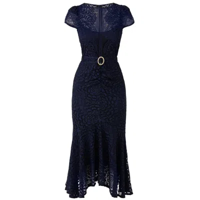 Sacha Drake Women's Blue Affair Of Honour Dress In Navy