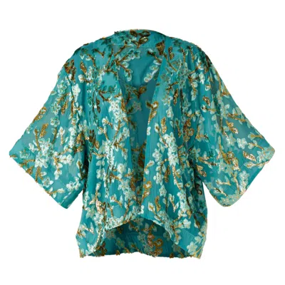 Sacha Drake Women's Blue Blossom Kimono