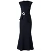 Sacha Drake Women's Blue Gala Royale Gown In Navy In Blue