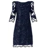Sacha Drake Women's Blue Layla Shift Dress Navy In Blue