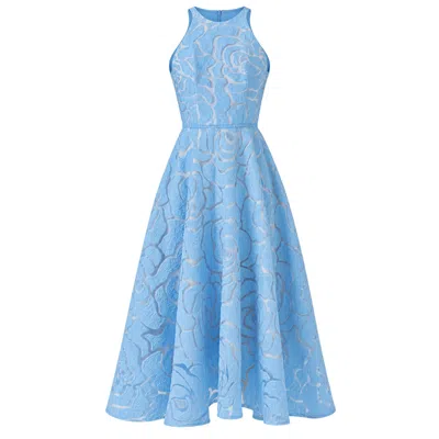 Sacha Drake Women's Blue Seraphina Dress Set In Multi