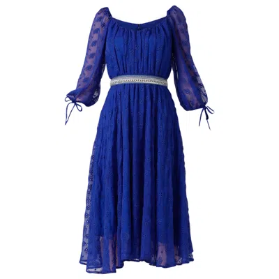 Sacha Drake Women's Blue Stellers Jay Dress