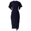 Sacha Drake Women's Blue The Emporium Dress In Navy In Blue