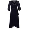 Sacha Drake Women's Blue Vivienne Wrap Dress In Blue