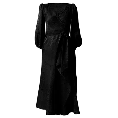 Sacha Drake Women's Chateau Wrap Dress In Black