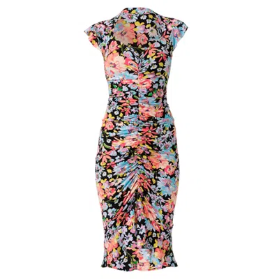 Sacha Drake Women's Gouldian Finch Dress In Black/white