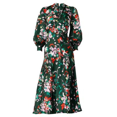 Sacha Drake Women's Green Enchanted Garden Dress
