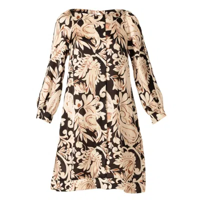 Sacha Drake Women's Neutrals Paisley Lane Shift