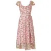 Sacha Drake Women's Pink / Purple Anna's Hummingbird Dress In Pink/purple