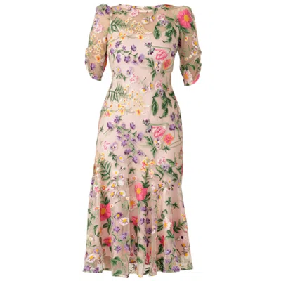 Sacha Drake Women's Pink / Purple Cardelina Dress In Pink/purple