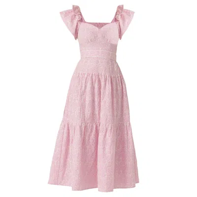 Sacha Drake Women's Pink / Purple Pink Gallah Maxi Dress In Pink/purple