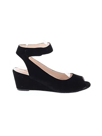 Pre-owned Sacha London Wedges In Black