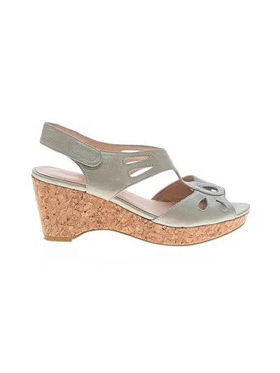 Pre-owned Sacha London Wedges In Gray