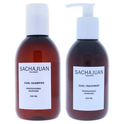 Sachajuan Curl Treatment With Shampoo Kit By Sachajuan For Unisex - 2 Pc Kit 8.4oz Treatment, 8.4oz Shampoo In Multi
