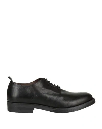 Sachet Man Lace-up Shoes Black Size 11 Leather