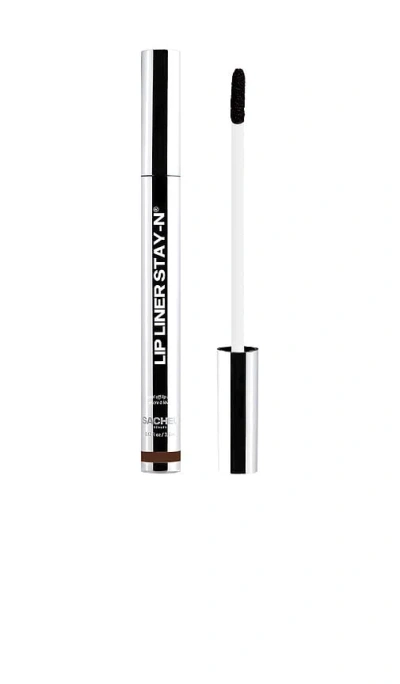 Sacheu Lip Liner Stay-n Peel Off Lip Liner In Brown