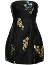 Sachin & Babi Alanna Floral-print Minidress In Black
