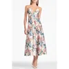 Sachin & Babi Allesandra Floral Mikado Gown In Green