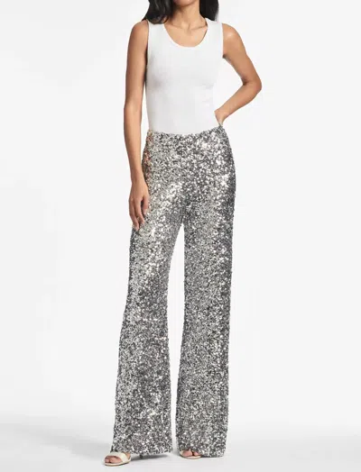 SACHIN & BABI ALLI PANT IN SILVER