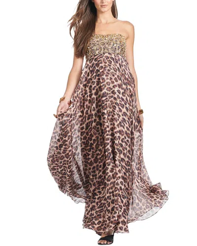 SACHIN & BABI SACHIN & BABI AMES SILK-BLEND GOWN