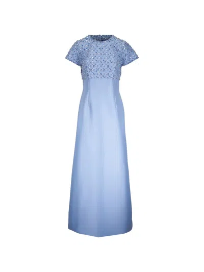 Sachin & Babi Amsterdam Embellished Maxi Dress In Blue