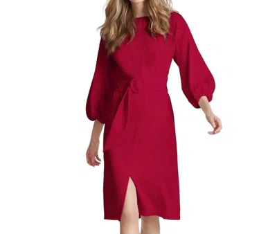 Sachin & Babi Annie Dress In Dark Red In Multi
