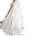 Sachin & Babi Aphrodite Overlay Gown In White