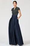 Sachin & Babi Arden Gown In Blue