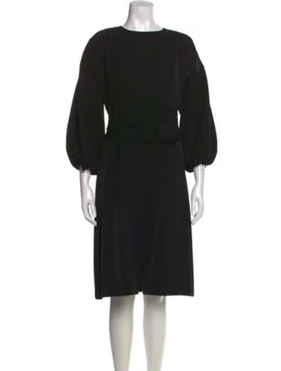 Pre-owned Sachin & Babi Bateau Neckline Knee-length Dress In Black