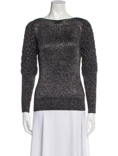 Pre-owned Sachin & Babi Bateau Neckline Sweater In Multi