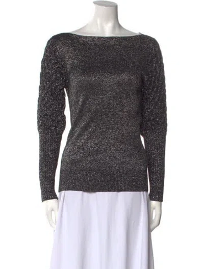 Pre-owned Sachin & Babi Bateau Neckline Sweater In Multi