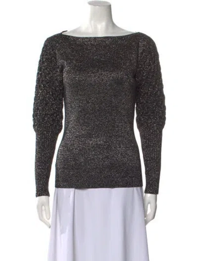 Pre-owned Sachin & Babi Bateau Neckline Sweater In Multi