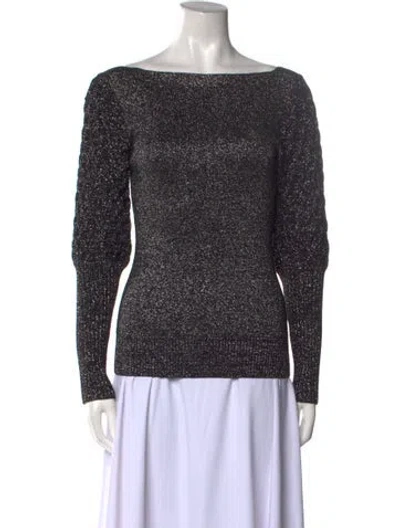 Pre-owned Sachin & Babi Bateau Neckline Sweater In Multi