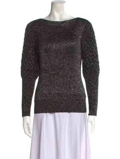 Pre-owned Sachin & Babi Bateau Neckline Sweater In Multi