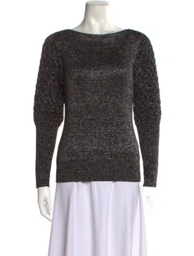 Pre-owned Sachin & Babi Bateau Neckline Sweater In Multi