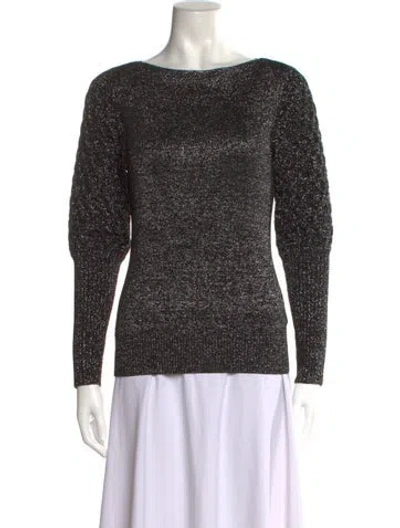 Pre-owned Sachin & Babi Bateau Neckline Sweater In Multi
