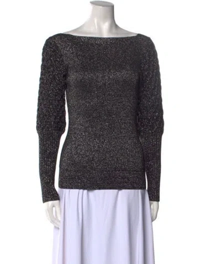 Pre-owned Sachin & Babi Bateau Neckline Sweater In Multi