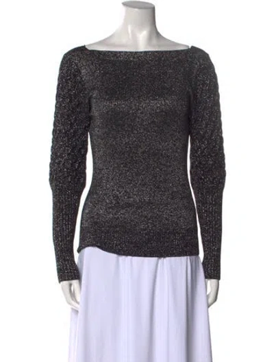 Pre-owned Sachin & Babi Bateau Neckline Sweater In Multi