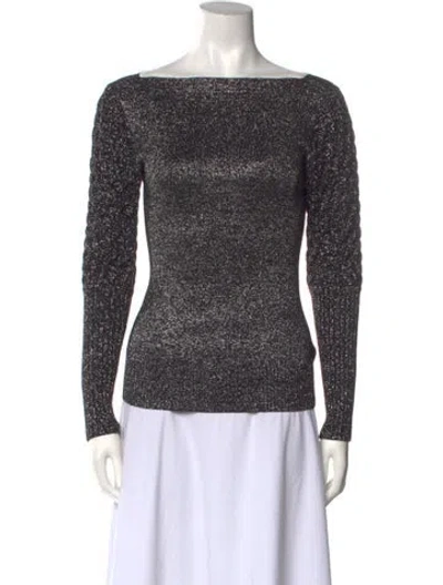 Pre-owned Sachin & Babi Bateau Neckline Sweater In Multi