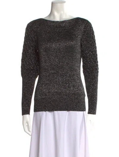 Pre-owned Sachin & Babi Bateau Neckline Sweater In Multi