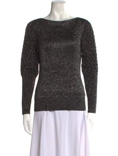 Pre-owned Sachin & Babi Bateau Neckline Sweater In Multi