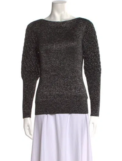 Pre-owned Sachin & Babi Bateau Neckline Sweater In Multi