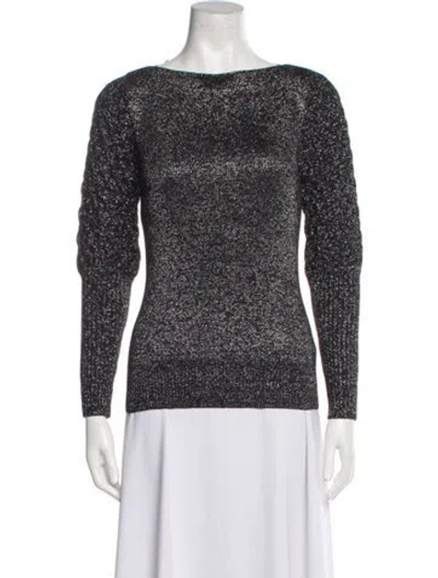 Pre-owned Sachin & Babi Bateau Neckline Sweater In Multi